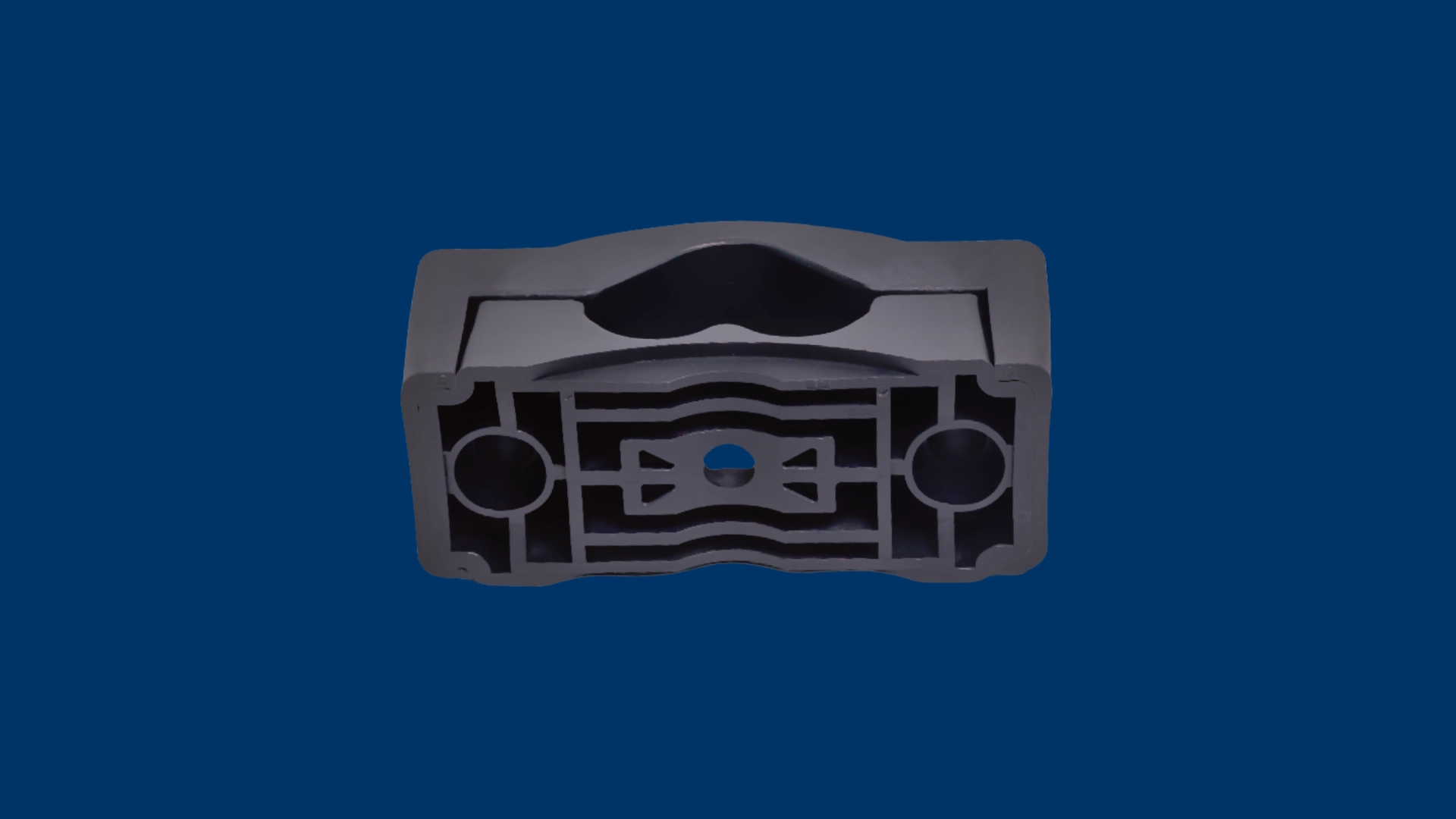 Three-core  Nylon Fixing Clip Under View